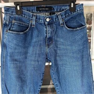 Calvin Klein Blue Women’s Jeans Size 6 Y2K straight‎ leg